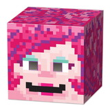 Beistle 60821 Gamer Girl 8-Bit Box Head, assembly required; one size fits most, 9