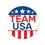 Beistle 60964 Team USA Party Buttons, 2", Price/5/Package