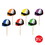 Beistle 60966 Jockey Helmet Picks, asstd colors, 3&#188;", Price/50/Package