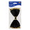 Beistle 60968-BKGD Fabric Bow Tie, black & gold; one size fits most; elastic attached, 3&#190;" x 7&#188;", Price/1/Package