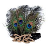 Beistle 66030 Flapper Peacock Headband, one size fits most