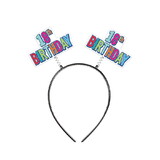 Beistle 66041-MC18 18th Birthday Boppers, multi-color; attached to snap-on headband