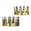 Beistle 66051 Printed Jeweled Crowns, asstd designs; adjustable, 4"