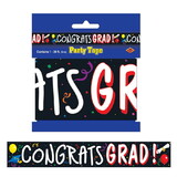 Beistle 66093 Congrats Grad Party Tape, all-weather, 3