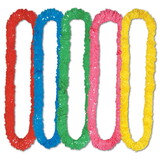 Beistle 66357-144 Soft-Twist Poly Leis, asstd colors, 2¼