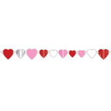 Beistle 70021 Heart Streamer, assembly required, 7