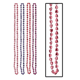 Beistle 70573 Candy Heart Beads, asstd colors, 33"