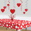 Beistle 77156 Valentine's Day Heart Whirls, 12 whirls w/icons; 12 plain whirls, 17&#189;"-26", Price/24/Package