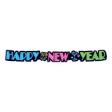 Beistle 80122 Neon Happy New Year Streamer, 3