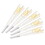 Beistle 80177-GD100 White New Year Gold Horns, 9"