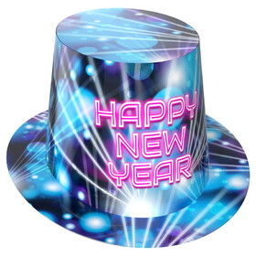 Beistle 80506-25 New Year's Rave Hi-Hat, one size fits most