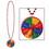 Beistle 80533 Beads w/New Year Spinner Medallion, 40", Price/1/Card