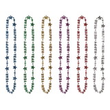 Beistle 80595-ASST Happy New Year Beads-Of-Expression, asstd colors, 36