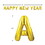 Beistle 80605-GD Happy New Year Balloon Streamer, gold; assembly required, 14&#188;" x 12'
