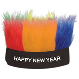 Beistle 80730 Happy New Year Hairy Headband, one size fits most