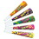 Beistle 88105-100 Color-Brite Horns, asstd colors, 9"
