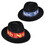 Beistle 88649-25 Chicago Swing Fedoras, asstd black & white; plastic-backed velour; one size fits most
