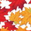 Beistle 90014 Deluxe Fabric Autumn Leaves, 3&#189;" & 4&#190;", Price/48/Package