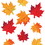Beistle 90016 Deluxe Fabric Autumn Leaves Stringers, 10', Price/3/Package