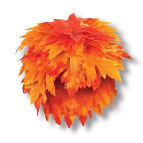 Beistle 90356 Fall Leaf Wig, one size fits most