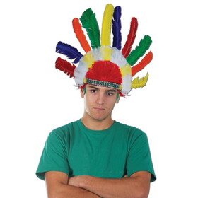 Beistle 90742 Native American Headdress, one size fits most
