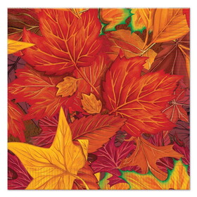 Beistle 90812 Fall Leaf Luncheon Napkins, (2-Ply)