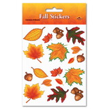 Beistle 94001 Fall Leaf Stickers, 4¾" x 7½"