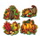 Beistle 99111 Autumn Splendor Cutouts, prtd 2 sides, 14&#188;"-15&#190;", Price/4/Package