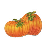 Beistle 99886 Pumpkin Cutouts, prtd 2 sides, 15½