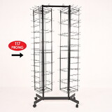 Beistle AC-36A Empty 117-Prong Double Spinner Rack 1, to be used with AC-36B & AC-36C for product assortment AC36D-1290 sold separately