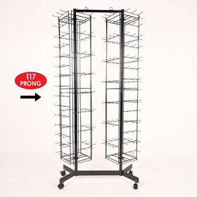 Beistle AC-36A Empty 117-Prong Double Spinner Rack 1, to be used with AC-36B & AC-36C for product assortment AC36D-1290 sold separately