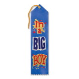 Beistle AR038 I'm A Big Boy Award Ribbon, 2