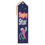 Beistle AR063 Singing Star Award Ribbon, 2