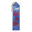 Beistle AR219B Super Dad Award Ribbon, blue, 2" x 8"