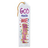 Beistle AR802 God Made Me Special Ribbon, 2