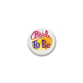 Beistle BL033 Bride To Be Blinking Button, 2"