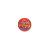 Beistle BN004 Happy Birthday Satin Button, 2