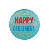 Beistle BN016 Happy Retirement Satin Button, 2