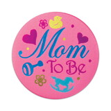 Beistle BN036 Mom To Be Satin Button, 2