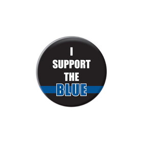 Beistle BT025 I Support The Blue Button, 2"