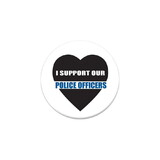 Beistle BT030 I Support Our Police Officers Button, 2