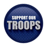Beistle BT040 Support Our Troops Button, 2