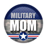 Beistle BT043 Military Mom Button, 2