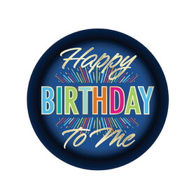 Beistle BT105 Happy Birthday To Me Button, 2"