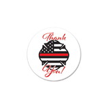 Beistle BT110 Thank You! Firefighters Button, 2