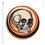 Beistle BT167 Vintage Halloween Skull Button, 2"