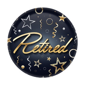 Beistle BT181 Retired Button, 2"