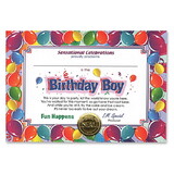 Beistle CG001 Birthday Boy Certificate, 5