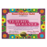 Beistle CG037 Friend Forever Certificate, 5