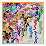 Beistle CN037 Congrats Confetti, multi-color